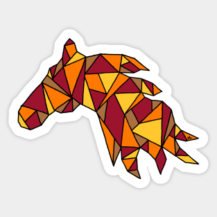 Geometric Horse Sticker